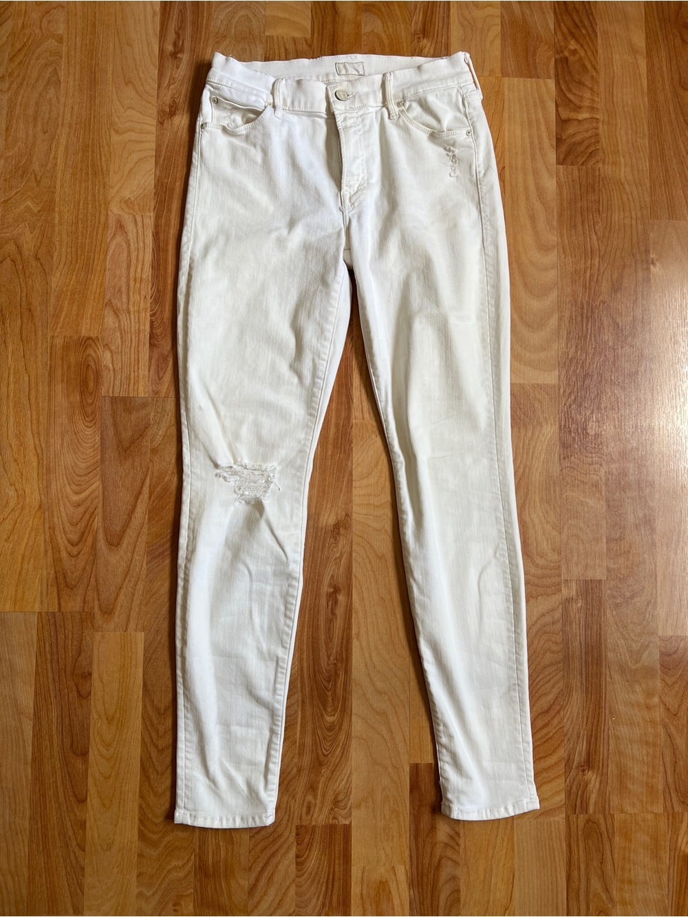 VGUC MOTHER White Women's Skinny Jeans the Charmer sz 27